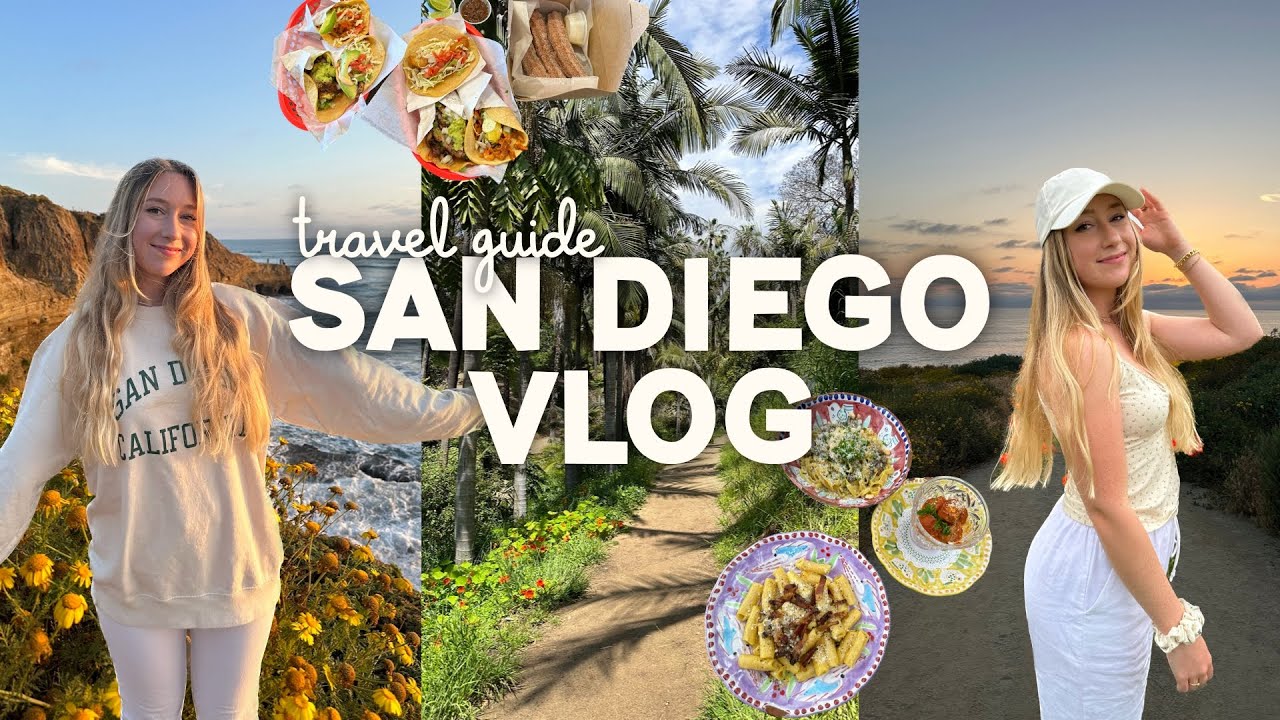 SAN DIEGO TRAVEL VLOG 2023: 4 days of exploring, amazing restaurants, La Jolla, sunset, & more
