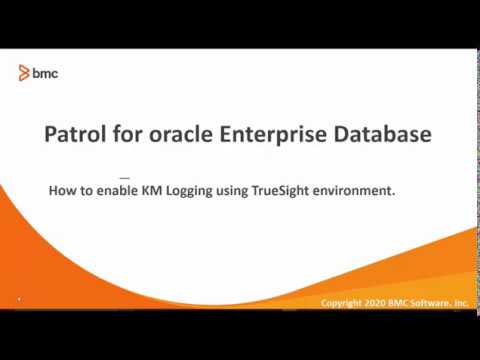 BMC TSOM Patrol: How to Enable Debug Logs for the Oracle KM Using TrueSight Console