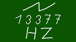 13377 hz saw