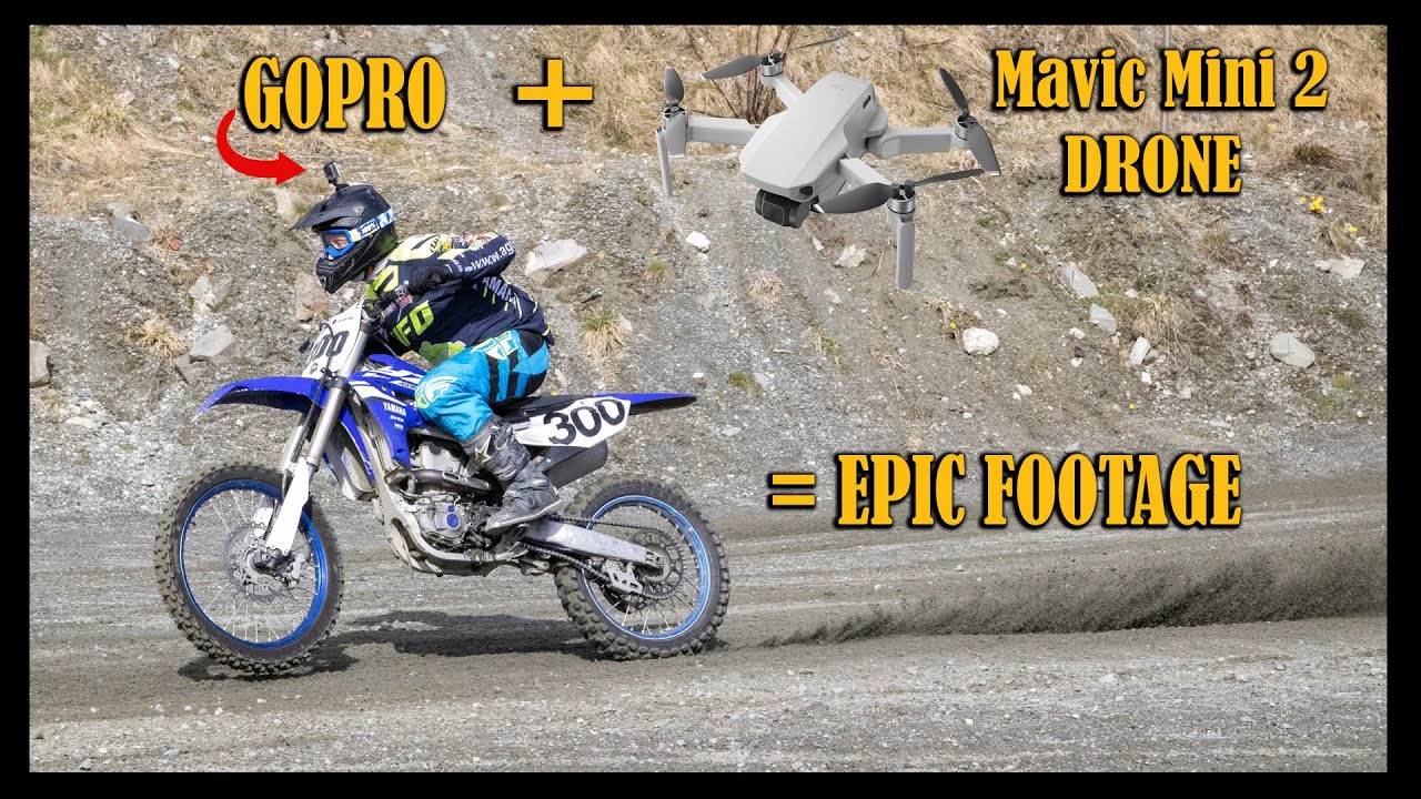 GOPRO vs DRONE | Motocross | Bømlo mx track