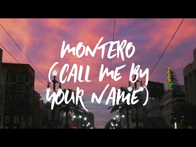 Lil Nas X - MONTERO (Call Me By Your Name) (Clean Lyrics) class=