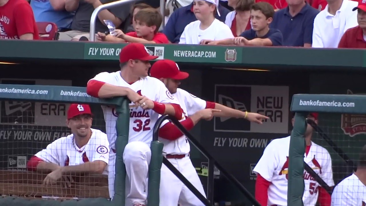 St Louis Cardinals Dugout Dancing YouTube