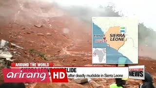 Hundreds dead and missing after mudslide in Sierra Leone
