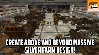 Create Above and Beyond Massive Silver Farm - Modded Minecraft