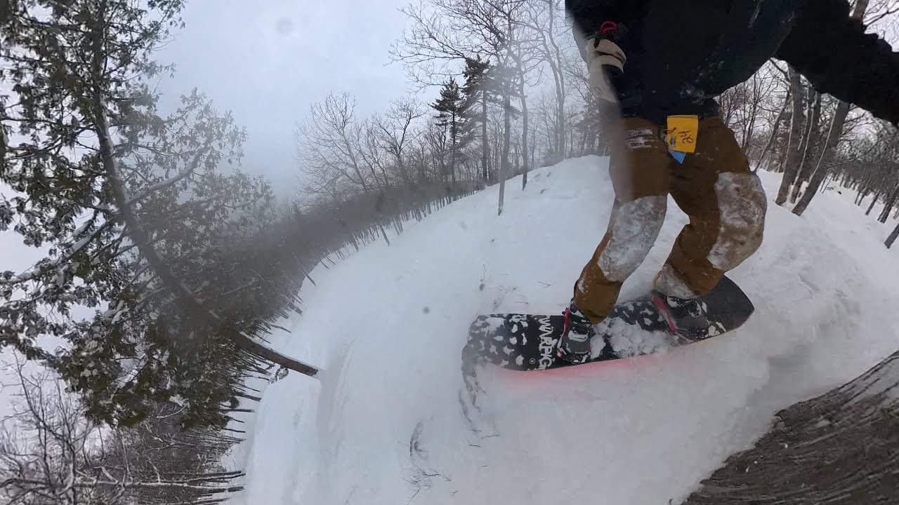 Mount Bohemia Snowboarding POV
