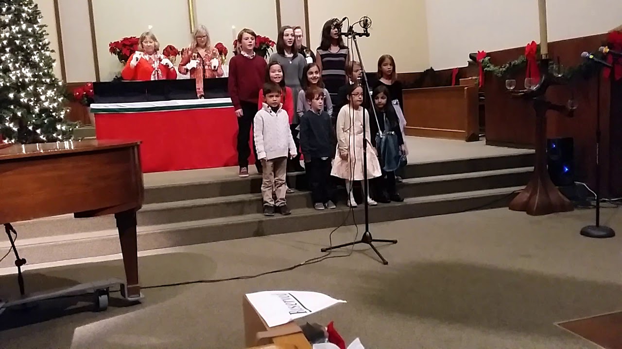 WHCC Handbell Choir with Children's Choir at Christmas concert YouTube
