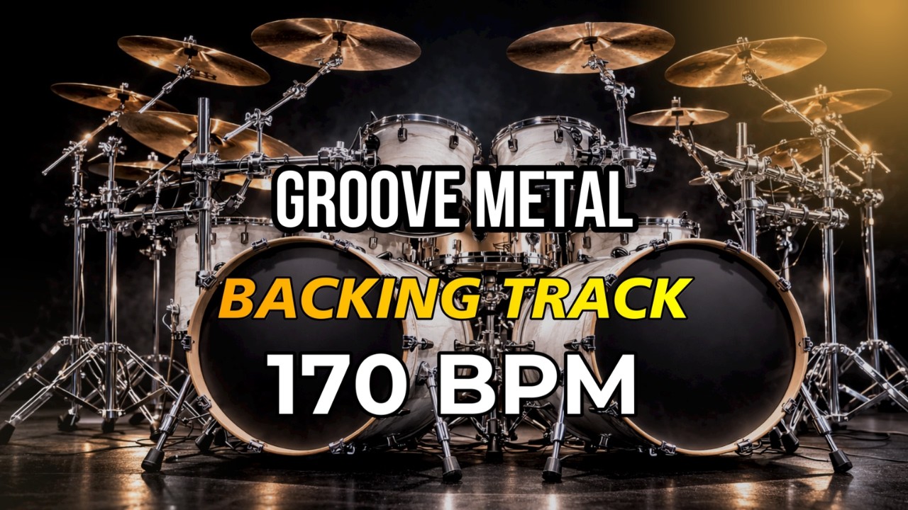 Groove Metal Backing Track – 170 BPM | Aggressive Heavy Groove Jam