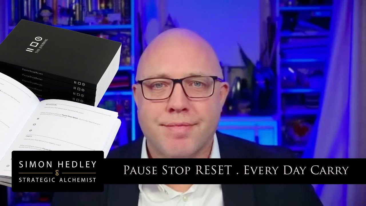 PauseStopReset Journal Every Day Carry