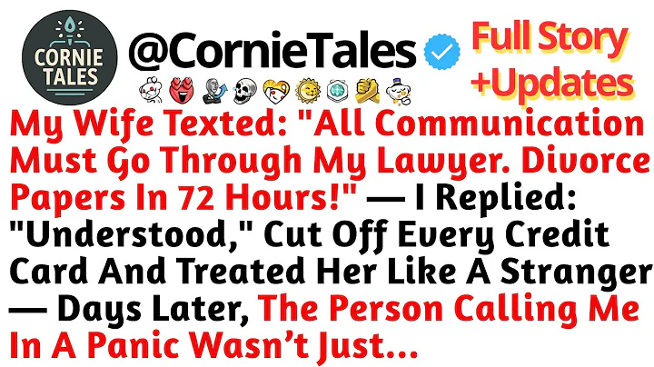 My Wife Texted: "All Communication Must Go Through My Lawyer. Divorce Papers In /Reddit Stories
