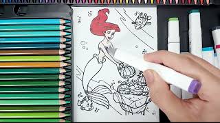 Mermaid Coloring Pages | Tutorial Coloring Mermaid