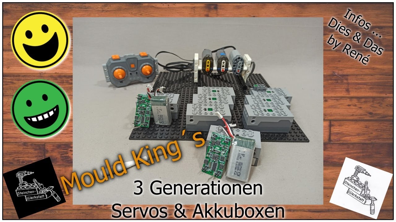 Überblick der 3 Generationen von Mould Kings Servos & Akkuboxen YouTube