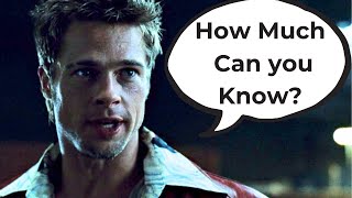 Should You Get Into at Least 1 Fight?  (Fight Club Philosophy)