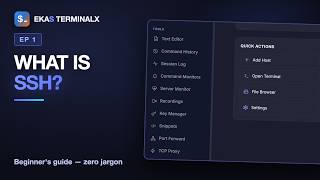 What is SSH Control Any Server From Your Laptop (Beginner's Guide) — EkaS TerminalX