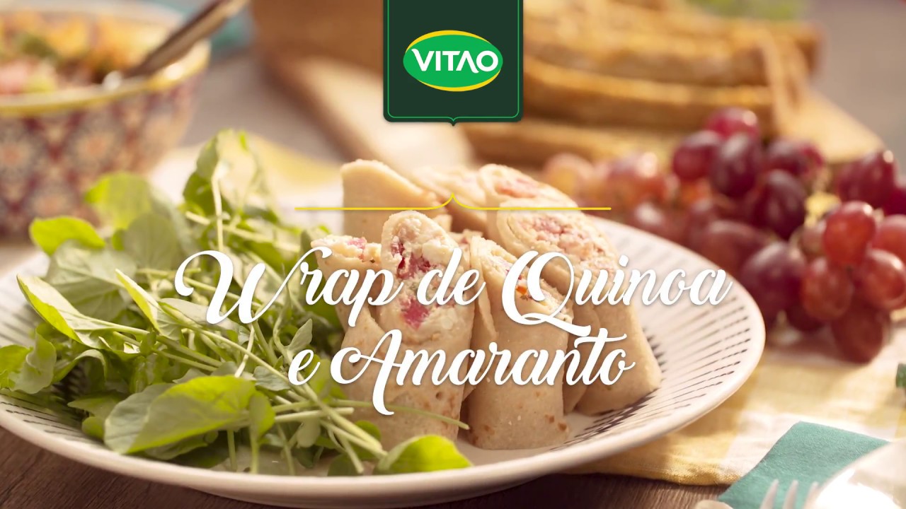 Receita Wrap de Quinoa