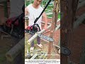 Chainsaw Table Saw Hack – Fixed Blade Rips Lumber Safely? 🪚🔧