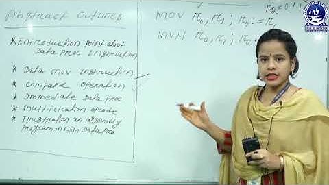 MP : ARM DATA PROCESSING INSTRUCTIONS.