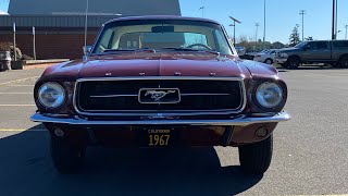 1967 Ford Mustang 289 2V walk around . Original