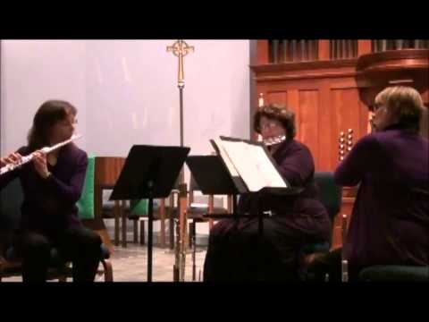 Elle Flute Trio plays Habanera from Carmen, with d...