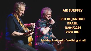 AIR SUPPLY - RIO DE JANEIRO - VIVO RIO - 18/04/2024 - Making love out of nothing at all