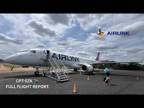Airlink E190 | Cape Town 🇿🇦 - Skukuza 🇿🇦 | Trip Report #capetown #krugernationalpark #southafrica