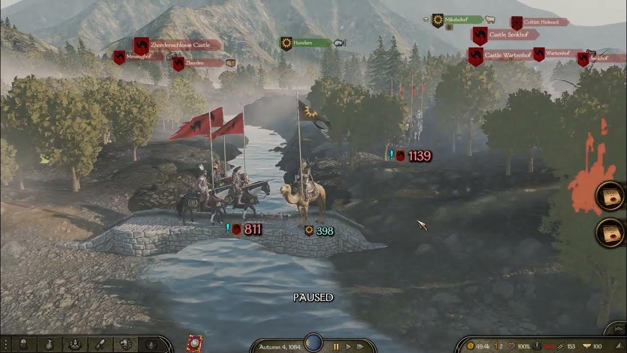 How to teleport around the map Bannerlord Cheats (EASY & FAST) Tutorial Mods Warhammer Old