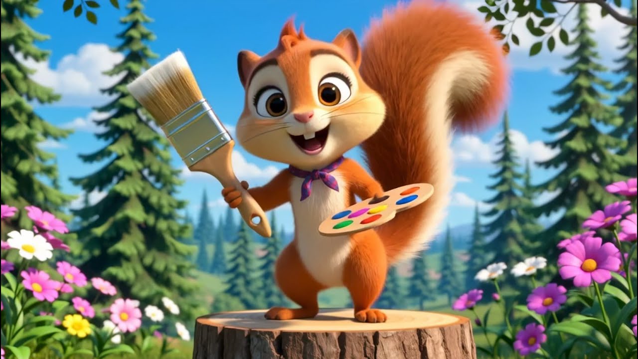 Friendly Squirrel Story | Fun Baby Songs & Nursery Rhymes for Kids | Learn, Sing and Play