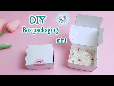 Video Cách làm HỘP GÓI HÀNG MINI| Cách làm hộp mini đựng... - youtube
