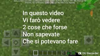 2 trucchetti che forse non conoscevi (minecraft)