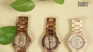 Download Lagu Bewell 2538 Maple Band Men Japan Quartz Watch - Gearbest.com MP3