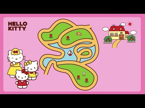 Jogo: Encontre o caminho até a casa da Hello Kitty