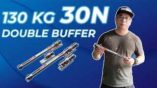 Mở cửa trượt 130kg chỉ 30N lực mở bánh xe trong nhà phần cứng giảm chấn mềm screenshot 5