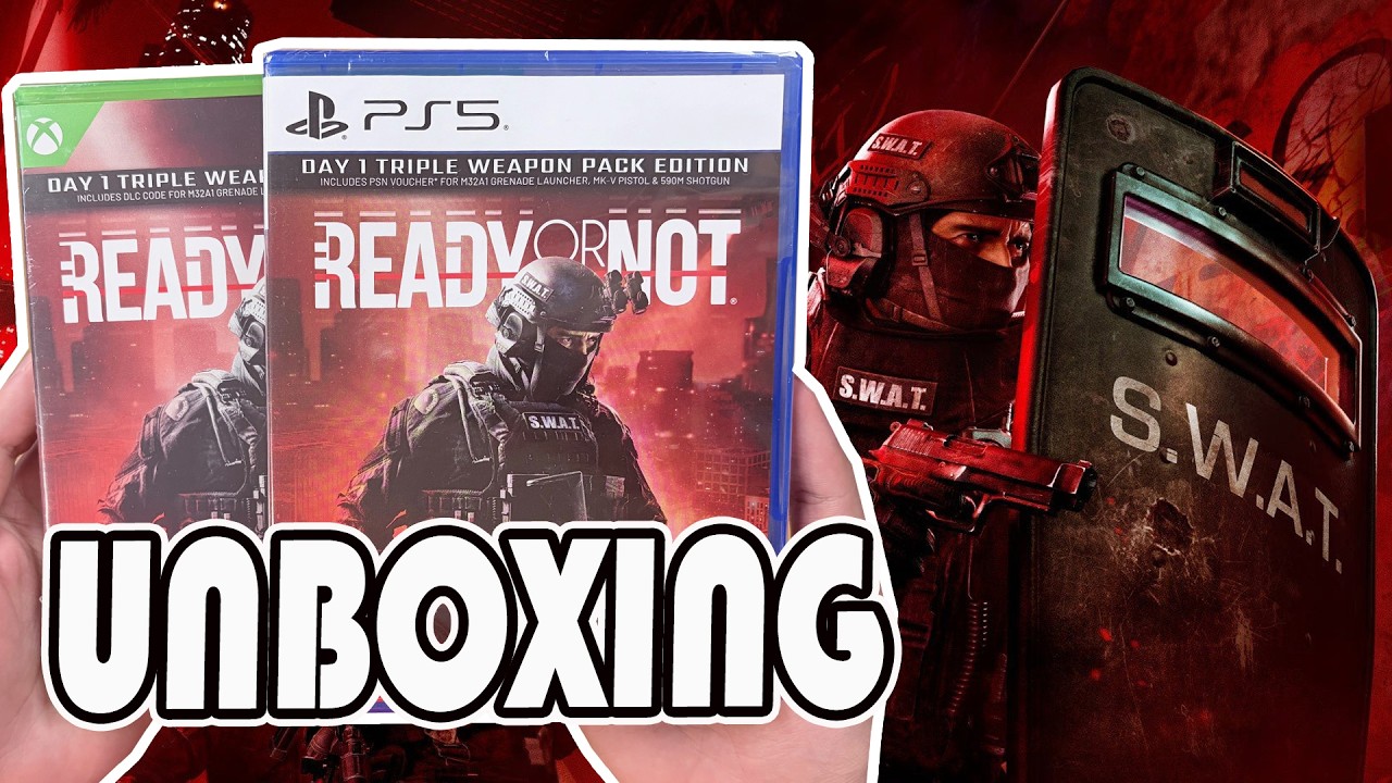 Распаковка издания Ready or Not Day One Edition (PS5/XSX)