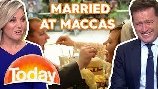 Couple get married at McDonalds | TODAY Show Australia