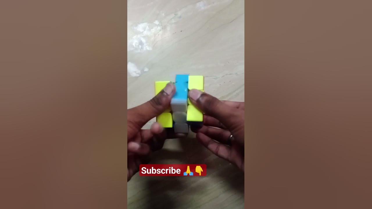 chequerboard pattern on Rubik's cube shortsvideo rubikscube viral ytshorts shorts YouTube
