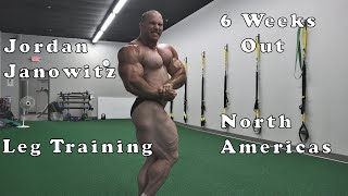 Bodybuilder Jordan Janowitz Leg Training Video 6 Weeks Out North Americas