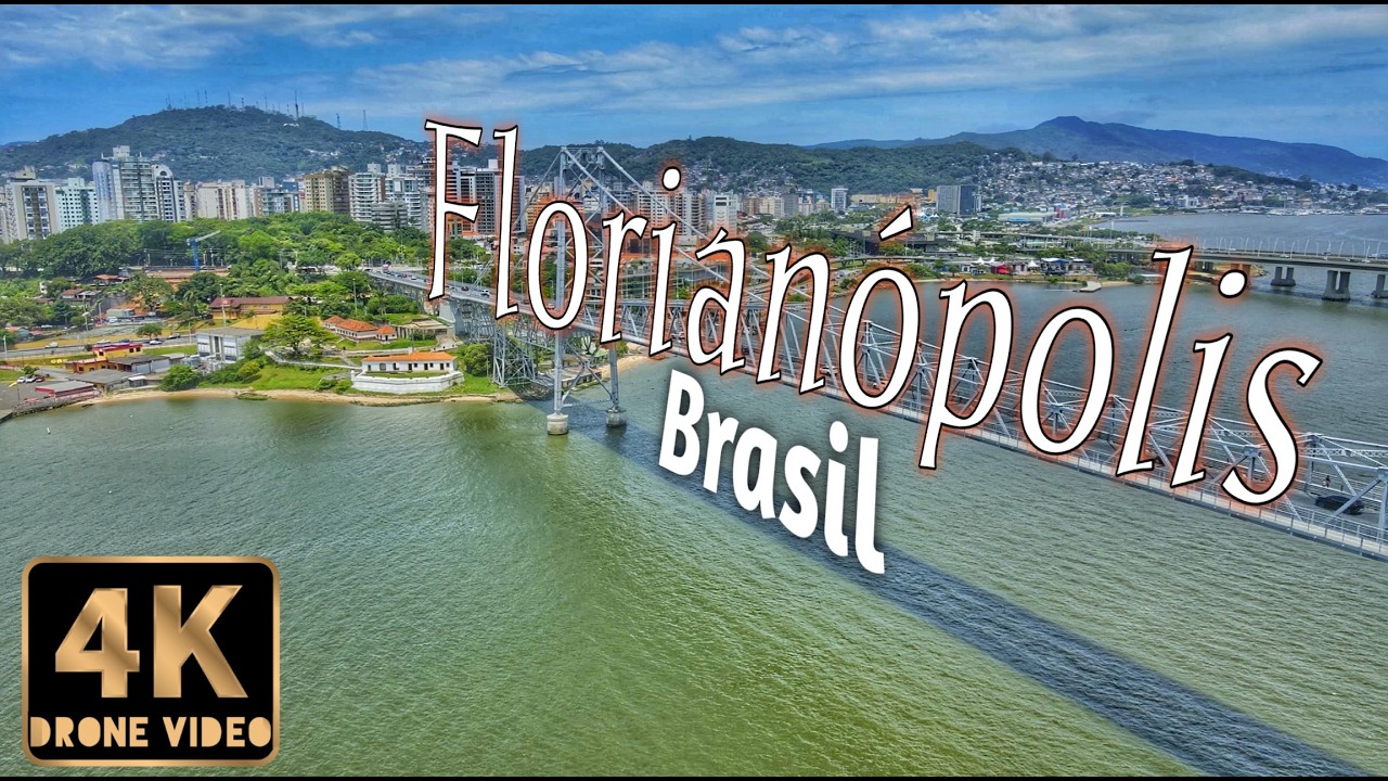 Floripa, Florianópolis, Santa Catarina Brasil 4K Drone