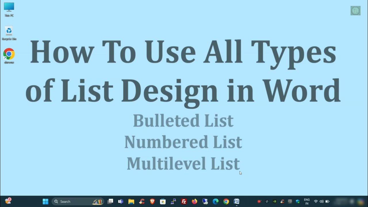 How To Use MS Word Bulleted List Numbered List Multilevel List The how-to-use-ms-word-bulleted-list-numbered-list-multilevel-list-the