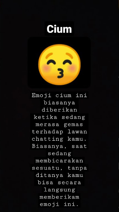 Emoji #cium