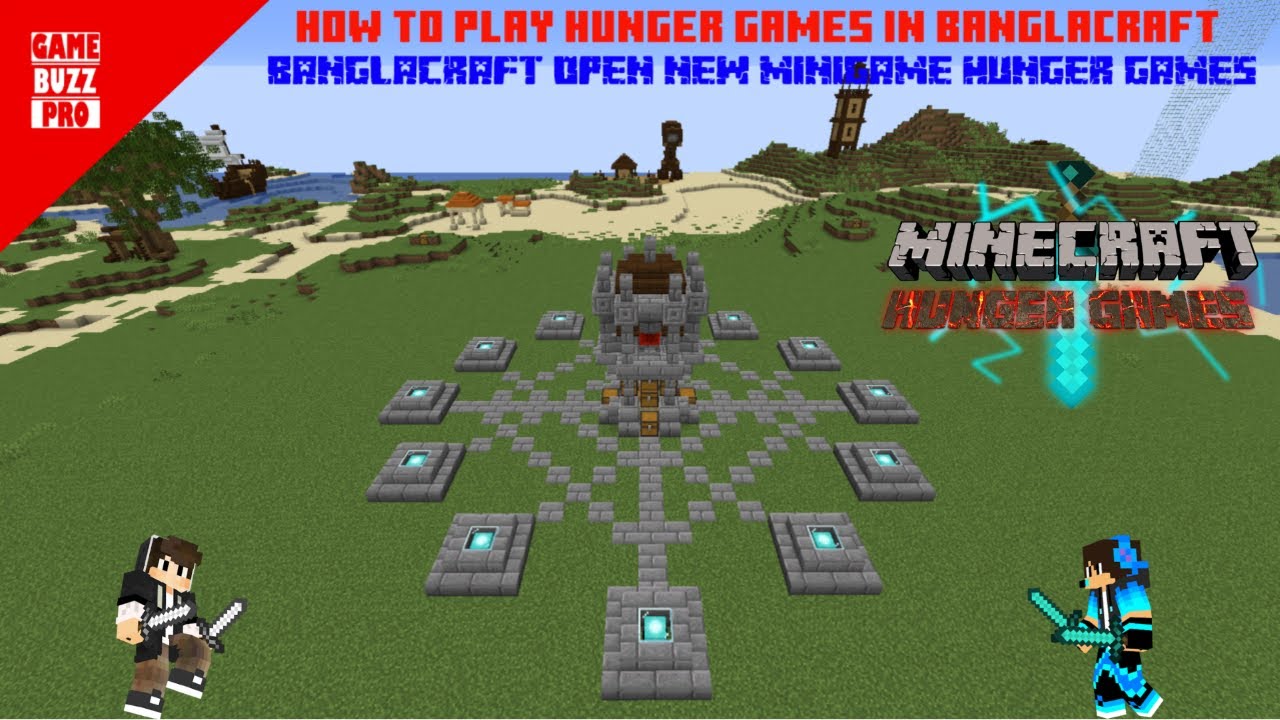 How To Play Hunger Games in Minecraft | BanglaCraft Server | 1.15.2 ...