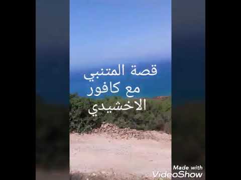 قصة المتنبي مع كافور الاخشيدي النفاق و الطمع