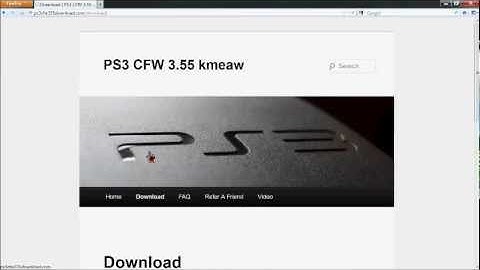 PS3 CFW 3.55 kmeaw download