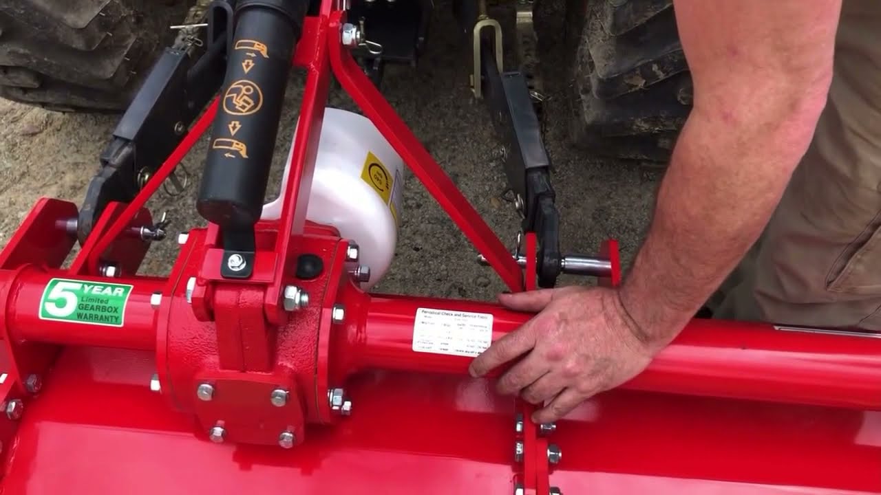 Setting up the EA 62” Heavy Duty gear drive tiller Terra Force (Ansung