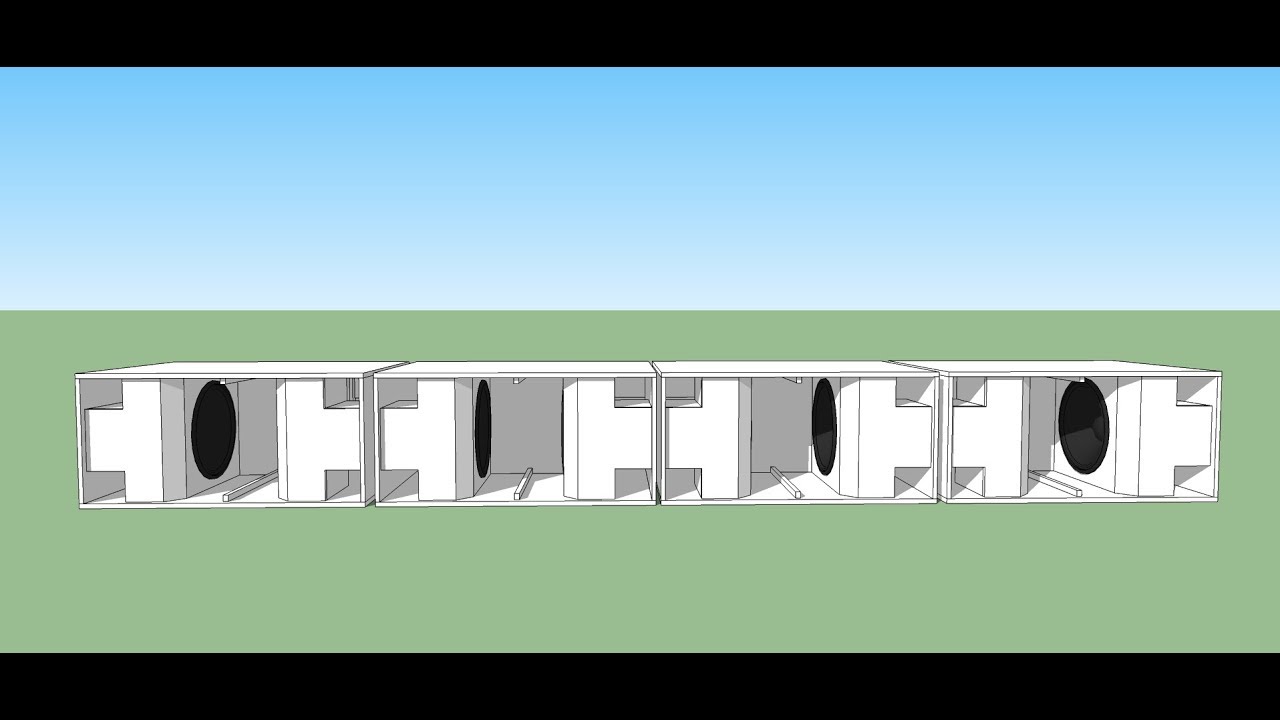 MANIFOLDED DOUBLE 18” BAND-PASS SUBWOOFER