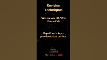 Exam Revision Techniques