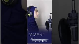 تلاوة مميزة لأول مرة تسمعها💕 واذ قال الله ياعيسى ابن مريم💕القارئة منة الله رمضان#quran