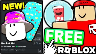 FREE ACCESSORIES! HOW TO GET Coffee Bean Bucket Hat & Tims Boogie Board! (ROBLOX TIM HORTONS EVENT)