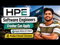 HPE Recruitment 2026 | Software Engineer I Hiring | Freshers Off Campus Drive