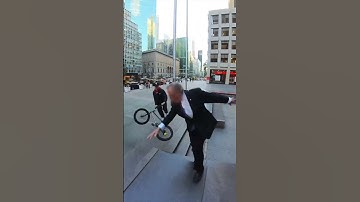 Angry Security vs BMX