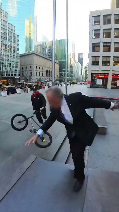Angry Security vs BMX