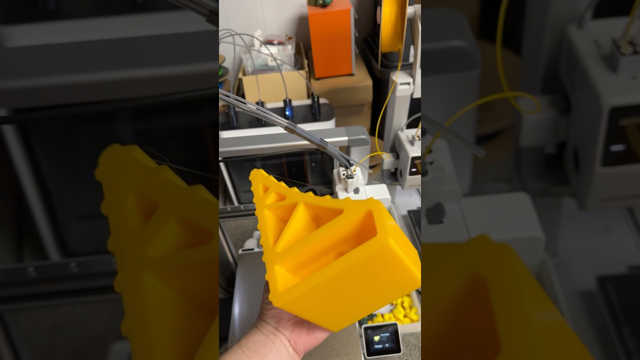 Print is done! 3D Printer TPU Race.